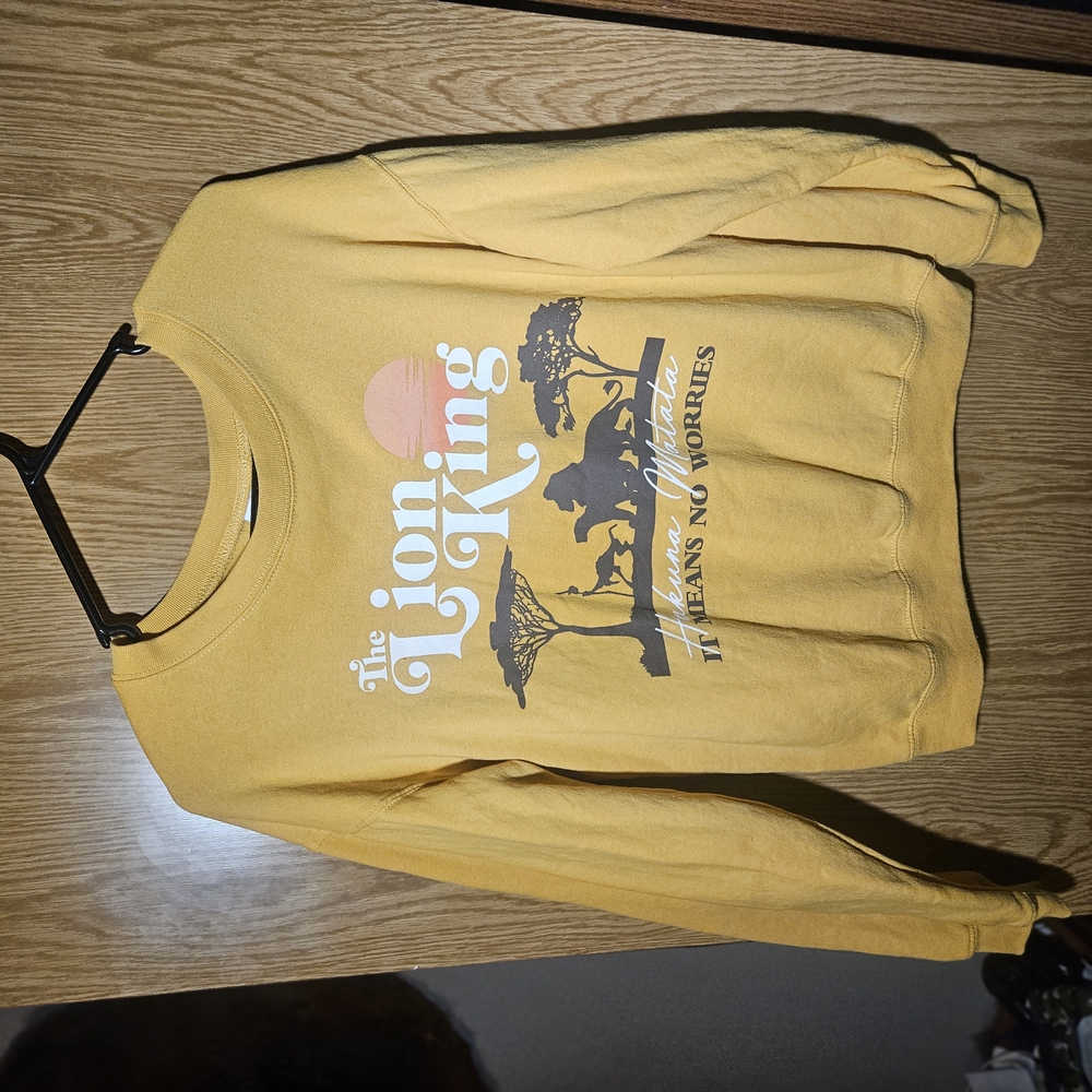 Yellow Lion King Sweatshirt